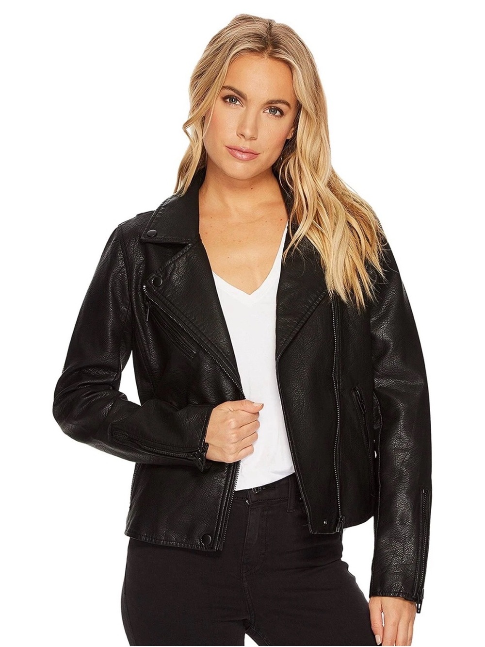 BLANKNYC Black Faux Leather Moto Jacket 🖤